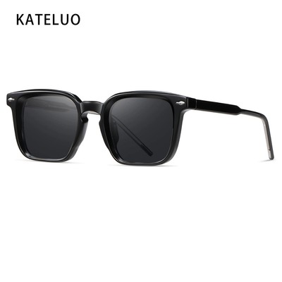 Kính râm phân cực KATLUO khung vuông cổ điển, chống tia UV SZ8306