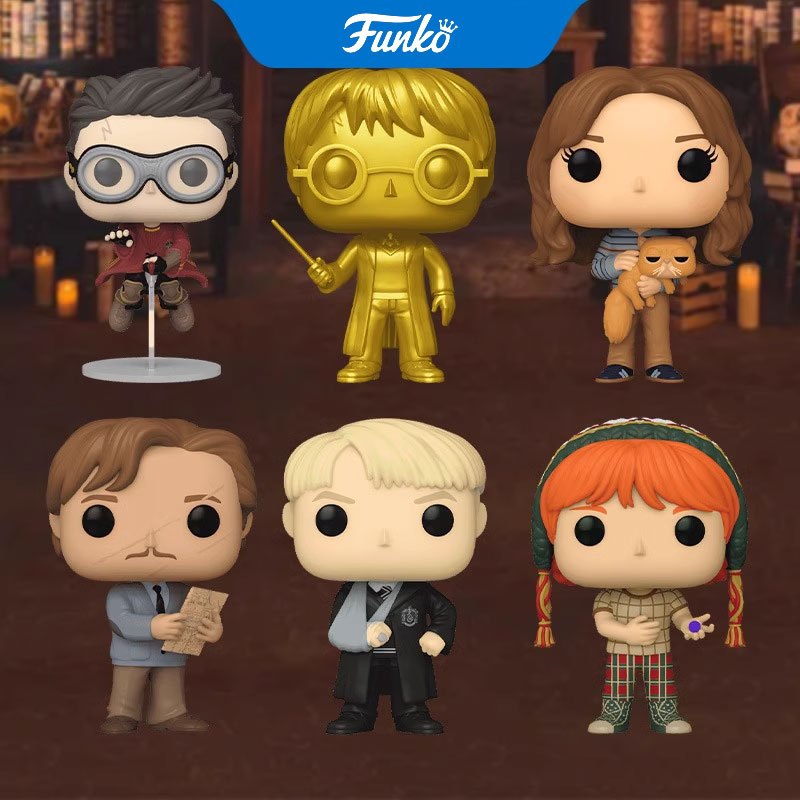 Funko Harry Potter Hermione Hagrid Malfoy Fawkes Hogwarts bức tượng 520 món quà.