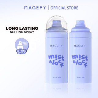 XỊT ĐỊNH HÌNH MAGEFY - Giữ Lớp Trang Điểm 24H, Cấp Ẩm Kiềm Dầu, Chống Trôi, Nhỏ Gọn 60ML