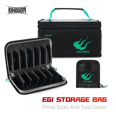 TÚI BẢO QUẢN Kingdom EGI 6 cái / 12 cái / 40 chiếc Chất liệu Polypropylen Túi câu cá EGI Phòng hình tam giác Tiện lợi khi mang theo trực tiếp bằng cách sử dụng nước