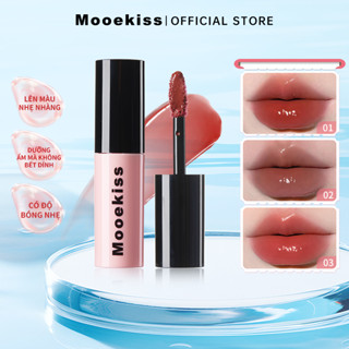 Mooekiss Son Tint Gương Lưu Ly Tôn Da, Căng Bóng, Mỏng Nhẹ Dễ Tán 1g