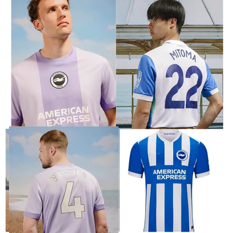 Áo người hâm mộ Brighton 2025/2026 mới, kích cỡ từ S đến XXXXL