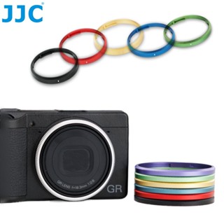  JJC GR3 Vòng Trang Trí Thấu Kính Nhôm Cho Máy Ảnh Ricoh GR III GRIII HDF GR3 GR3 HDF Thay Thế GN-1 Lens Ring 