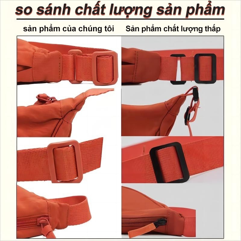 U Túi đựng bánh bao túi xách nữ thời trang giản dị Túi đeo chéo nylon lót chống thấm nước chần bông | BigBuy360 - bigbuy360.vn