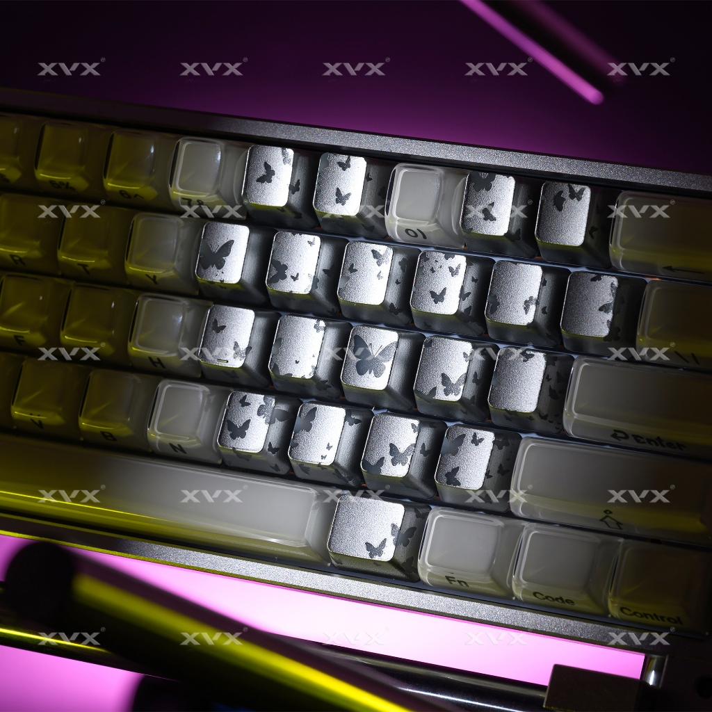 XVX FlutterBloom OEM Profile IMD-Tech Keycaps 21-Key
