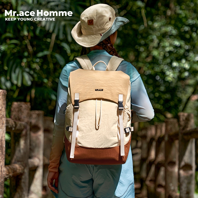 Ba Lô Leo Núi Mr.ace Homme Chống Trầy Xước - Túi Đi Học Siêu Nhẹ Chống Nước, Đa Năng Du Lịch 3326