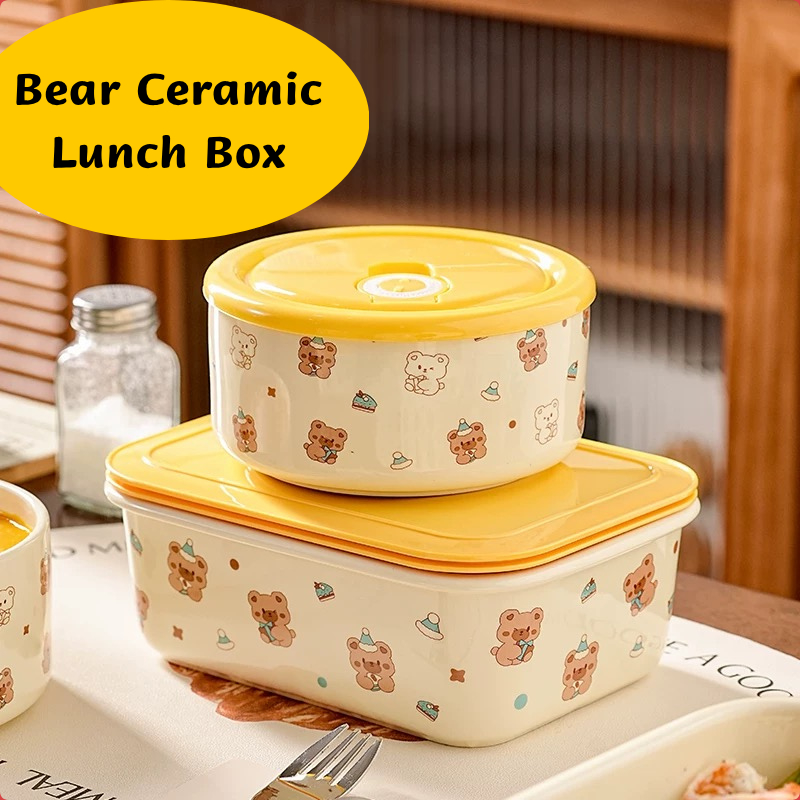 Hoạt Hình Dễ Thương Sứ Kín Hộp Cơm Trưa Hình Chữ Nhật Hộp Bento Cách Nhiệt Hộp Cơm Trưa Cách Nhiệt H