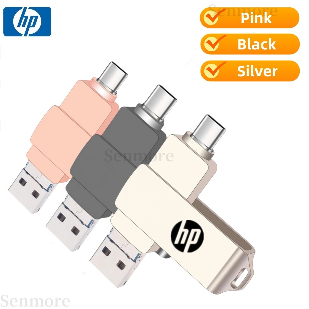 Ổ đĩa Flash USB HP 2TB OTG Pendrive 4 trong 1 Android TypeC Lightning USB 3.0 Cổng tốc độ cao USB Fl