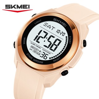 Đồng hồ điện tử phát sáng đa chức năng SKMEI có mặt số lớn kỹ thuật số dành cho cặp đôi, đồng hồ điện tử chống nước thể thao ngoài trời