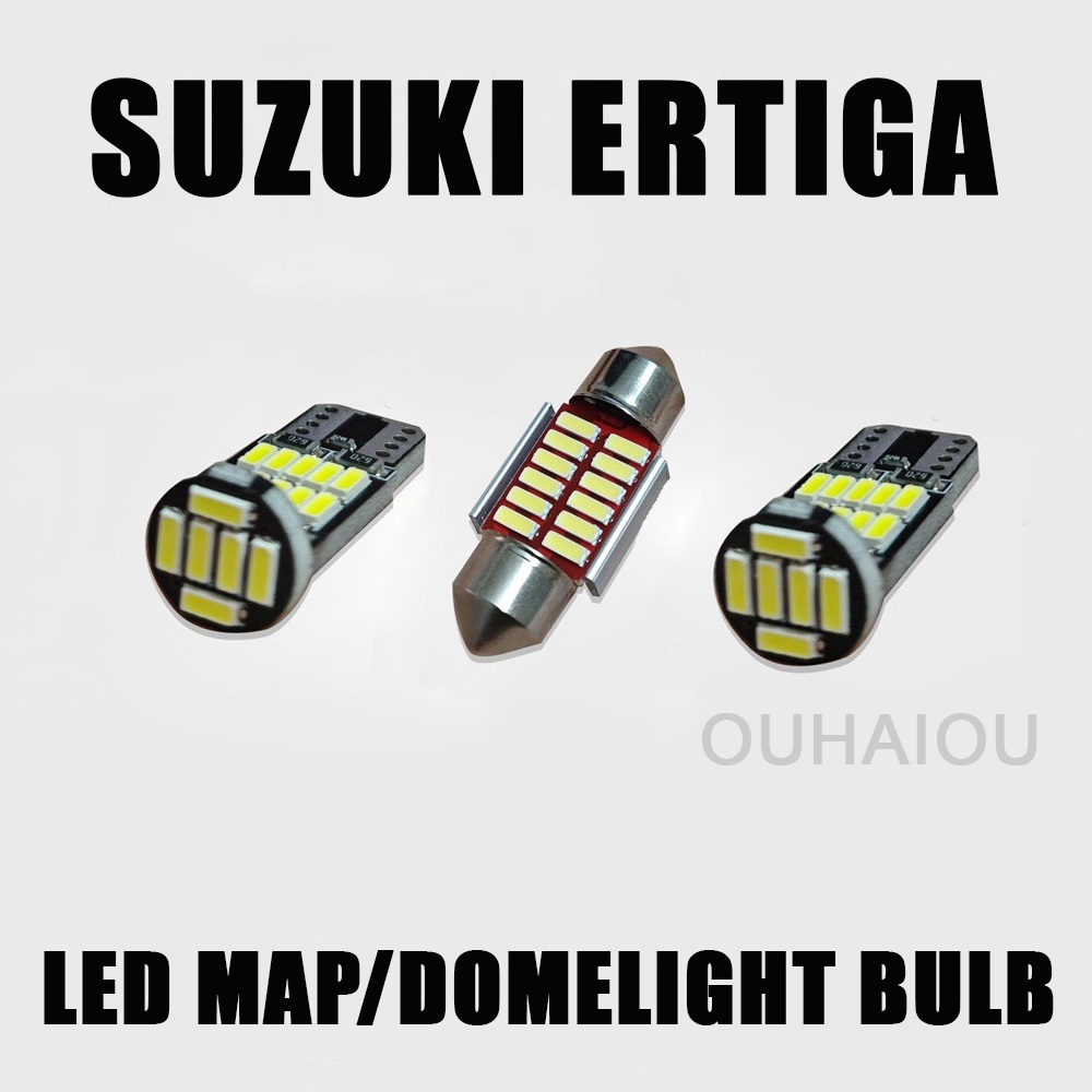 DÀNH CHO Suzuki Ertiga gen 1 2 Đèn LED Mái Vòm Nội Thất Trần Cabin Đèn Bóng Đèn Festoon Tấm