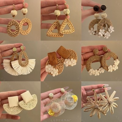Bông Tai DREJEW Phong Cách Boho và Dân Tộc Cổ Điển, Thích Hợp Cho Kỳ Nghỉ Biển
