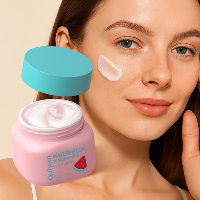 Kem dưỡng ẩm dưa hấu tăng cường phát sáng QUIYUM – Hydrat hóa sâu + làm sáng da với Niacinamide & Collagen 50g