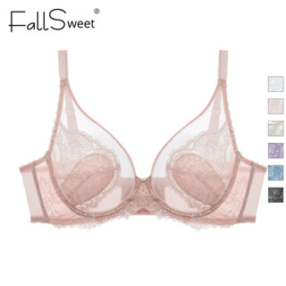 Áo ngực đế mỏng siêu nhẹ FallSweet Push Up Lưới thoáng khí cho mùa hè 32-40BC Cup