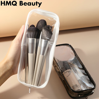  Trong Suốt PVC Cọ Trang Điểm Túi Bảo Quản Di Động Son Môi Bút Chì Lông Mày Phấn Mắt Bàn Chải Trang Điểm Cho Du Lịch 