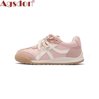  Giày thể thao màu hồng Agsdon dành cho nữ mùa hè Giày thể thao nhẹ phong cách mới 