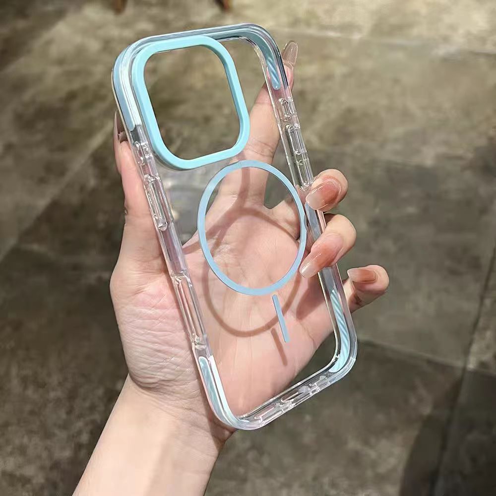 Ốp lưng cứng trong suốt 3 trong 1 tương thích cho iPhone 11 12 pro max 13 pro max 14 pro max 15 pro 