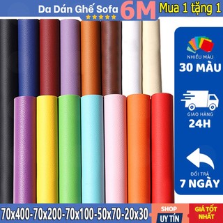 【Mua 1 tặng 1】6M Da dán ghế sofa Giảm giá 60% da tự dính sửa chữa đồ da đa năng Tự mang keo lưng