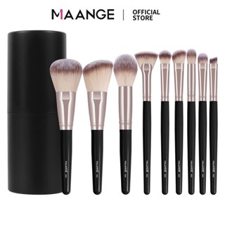  Bộ 9 Cọ Trang Điểm Chuyên Nghiệp MAANGE Có Kèm Hộp Đựng 5886 
