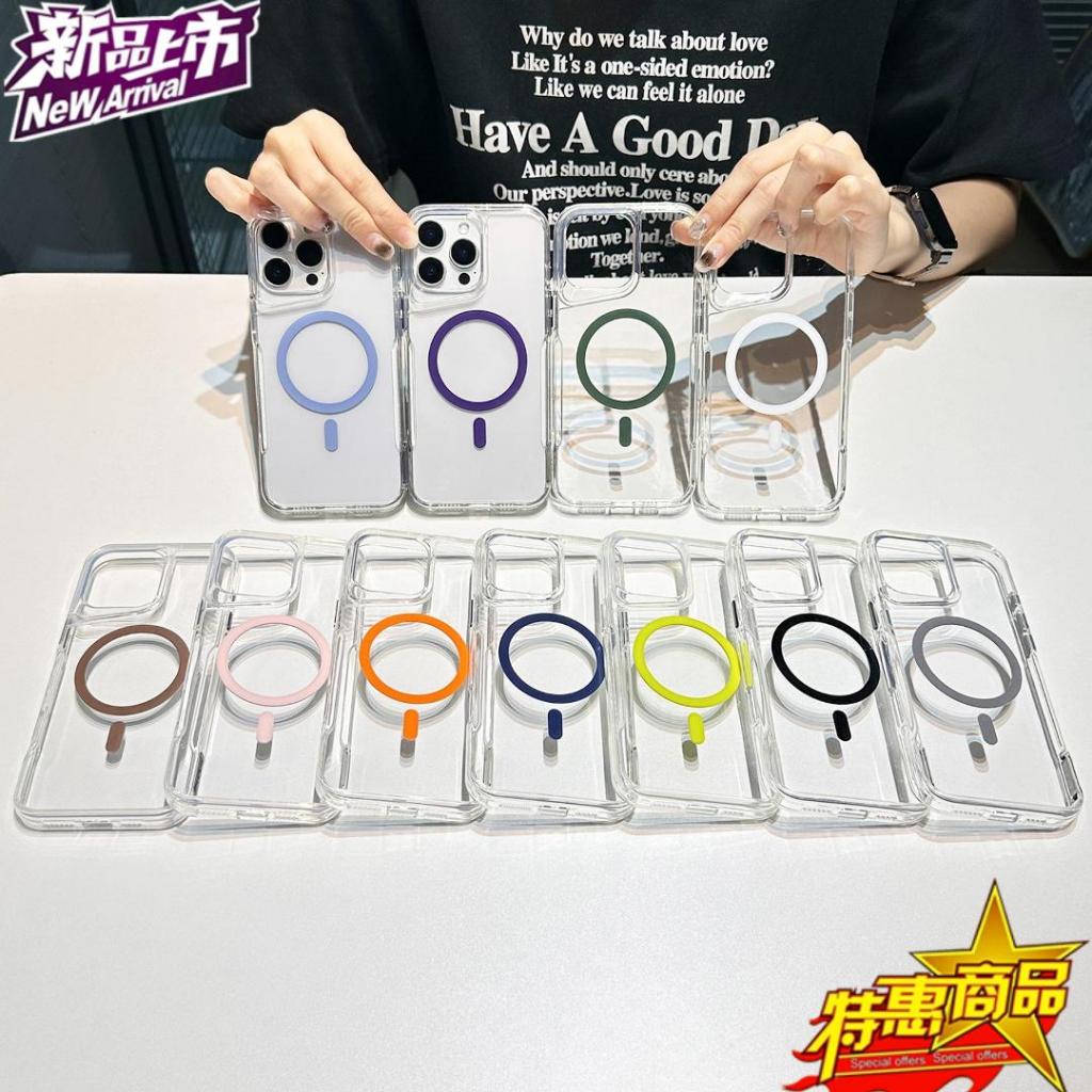 Ốp lưng nhỏ trong suốt từ tính iPhone 16 PRO MAX Thích hợp cho i15 14 13 12 11 Series TPU + Ốp điện 