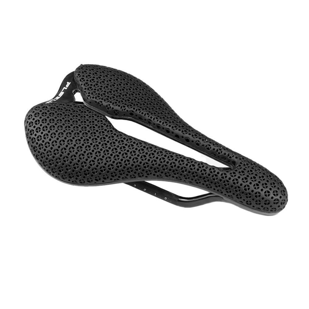 Yên xe bằng sợi carbon cấp độ đua 3K tấm đáy tích hợp nơ 3Dprinting lớp keo mềm chống trượt