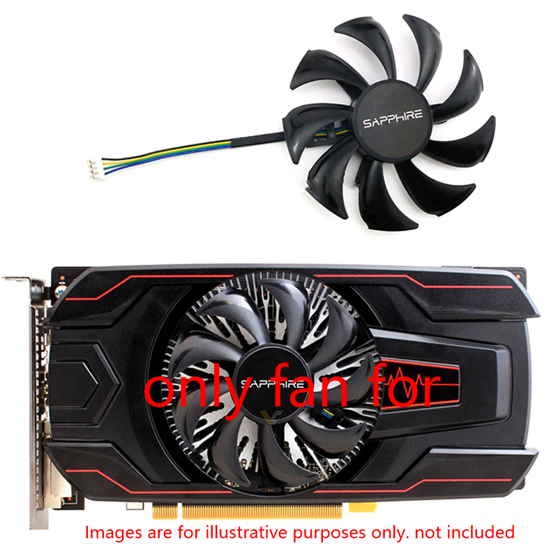 Quạt Làm Mát GPU 87 Mm Cho Sapphire RX560 460 2G / 4GB PULSE OC ITX Card Đồ Họa GA91S2M