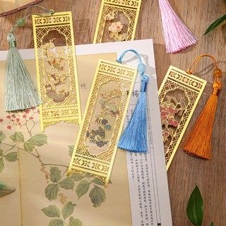 Dấu Trang Kim Loại Với Tua Rua Vàng Rỗng Đánh Dấu Trang Hoa Sen Truyền Thống Tranh Trung Quốc Chủ Đề Sách Đánh Dấu Trang Dành Cho Người Yêu Sách Nhà Văn Đọc Trẻ Em Thanh Thiếu Niên Nam Nữ Người Lớn