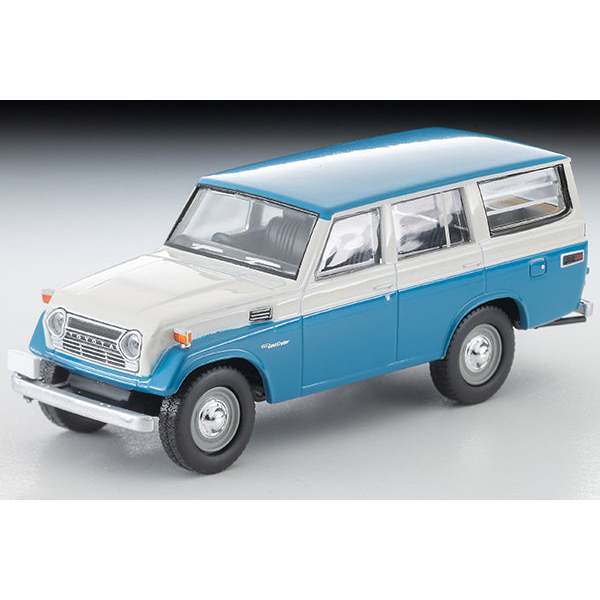 1 / 64 Tomytec Tomica Limited Vintage NEO LV-104d Toyota Land Cruiser FJ56V Trắng / Xanh