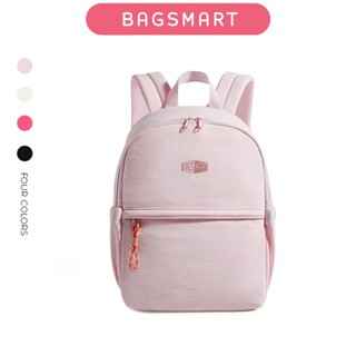 BAGSMART Ba lô đựng laptop đại học Túi đựng sách chống nước cho máy tính xách tay 14 Inch, Ba lô đựng laptop du lịch thông thường dành cho nữ