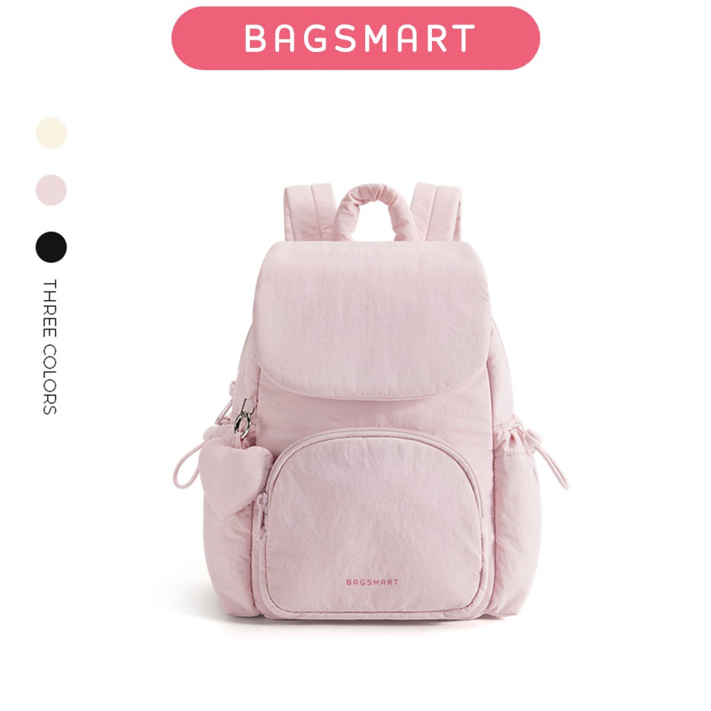 Ba lô Mini BAGSMART dành cho nữ, Ba lô đại học cho 10 Inch, Gói Daypack du lịch thông thường dành cho nữ, Túi đựng sách đi lại nhẹ chống nước