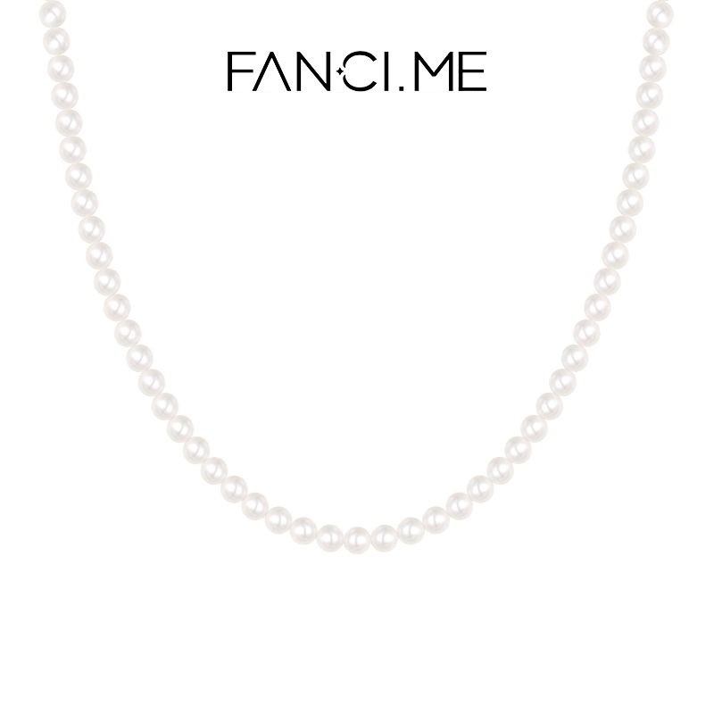 Bắn thật❤ Vòng cổ nữ ngọc trai Mini lớp hạt Fancime Shell f83