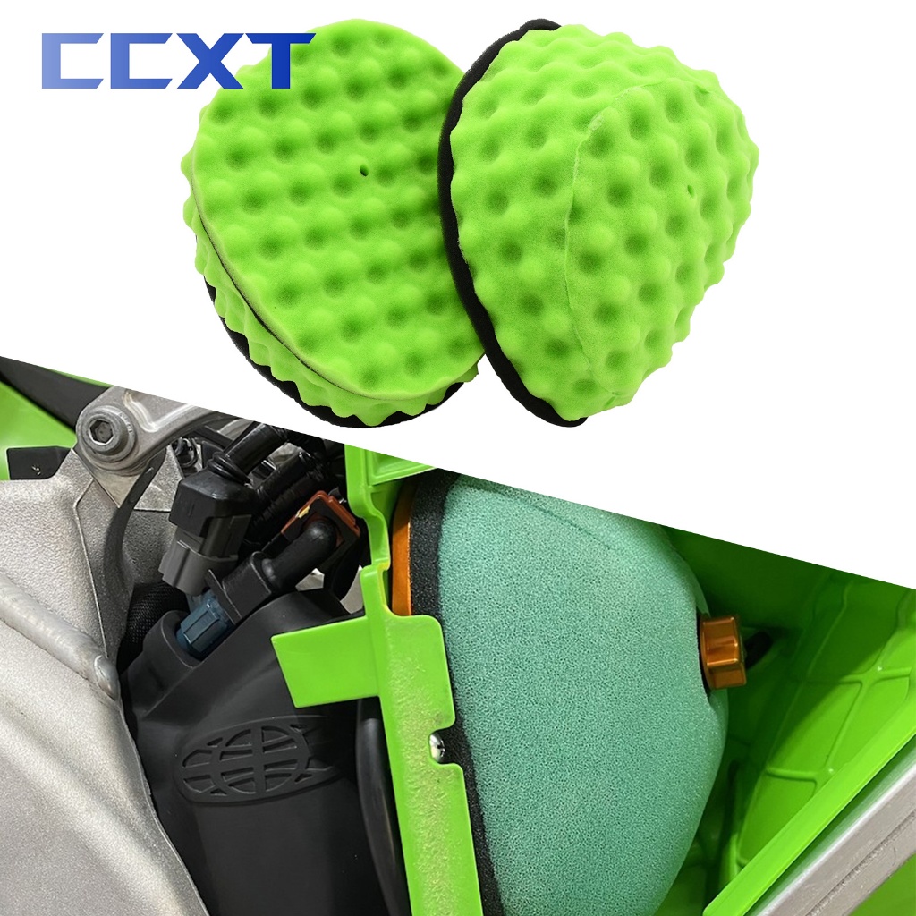 Xe Máy Lọc Không Khí Bụi Nạp Bọt Biển Cho Kawasaki KX250F KX450F KX 250F 450F KXF 250 450 2006-2019 