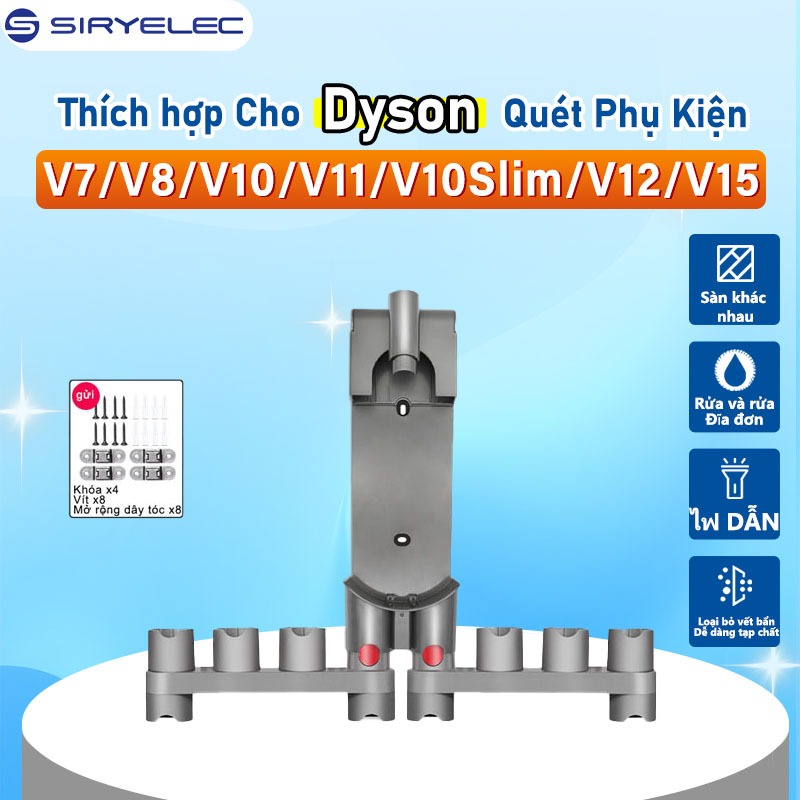 Linh Kiện Thay Thế Cho Dyson V7/V8/V10/V11/V10Slim/V12/V15 Robot Hút Đầu Hút Treo Tường Phụ Kiện Tổ 