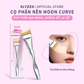  Cọ Đánh Nền ELYZZA Cọ Kem Nền Moon Curve+Bông Phấn - Đánh Nền SIÊU MỊN KHÔNG VẾT TIẾT KIỆM PHẤN | Cho Chuyên Gia & Người Mới 