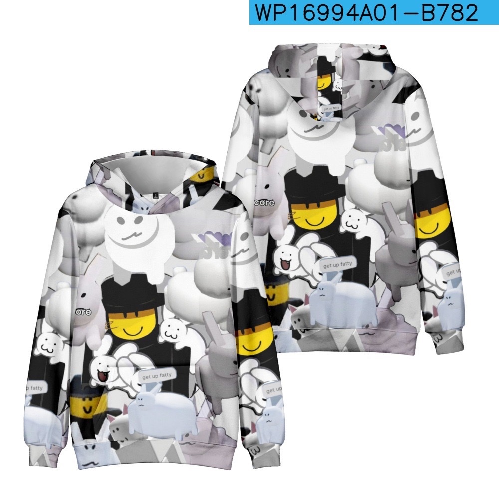 Roblox Áo Forsaken Gubby Forsaken Gubby 3D In Hình Trẻ Em Người Lớn Hoạt Hình Quần Áo Có Mũ Trùm Đầu