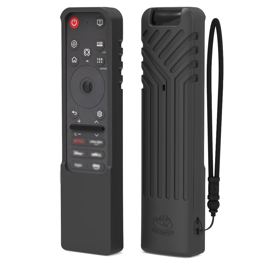 Ốp silicon bảo vệ cho LG MR25 GA Magic Remote, chống trượt, chống sốc, có thể rửa, kèm khe dây đeo, 
