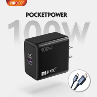 Củ sạc nhanh Mione 100W Bộ sạc nhanh USB Type C PD Cho 13 14 15 16 Pro Max Android Pad VIVO