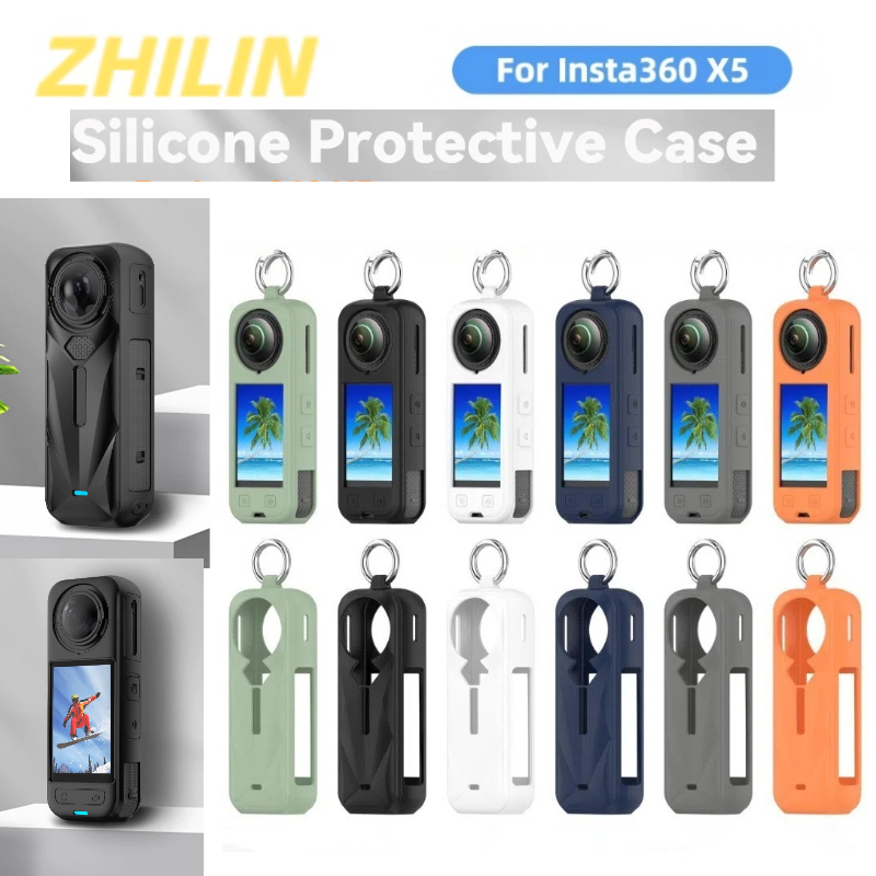 Còn hàng Thích hợp cho hộp đựng di động Shadow Stone Insta360 X5, hộp bảo vệ silicon Insta360X4, hộp