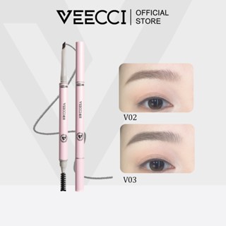  VEECCI Chì Kẻ Mày Siêu Mịn Ngòi Bút Chống Thấm Nước Và Mồ Hôi Lâu Trôi Di Động 130mg 