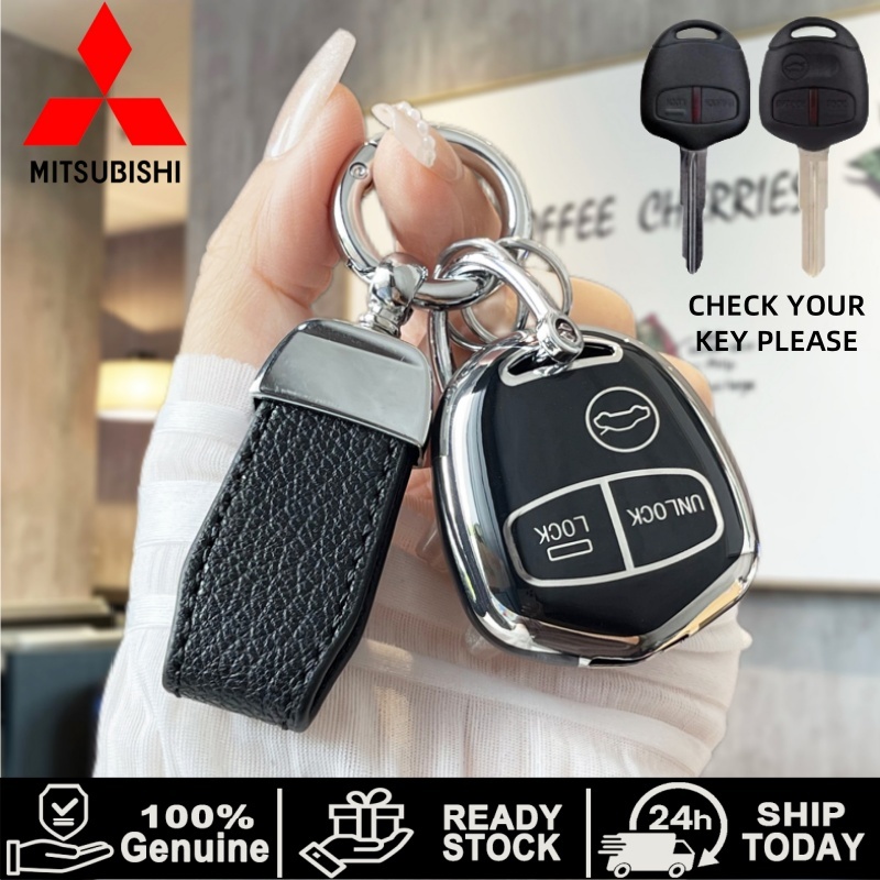 Ốp Chìa Khóa Xe Mitsubishi Dành Cho Mitsubishi Attrage / Lancer EX / Pajero / Triton / Triton Plus /