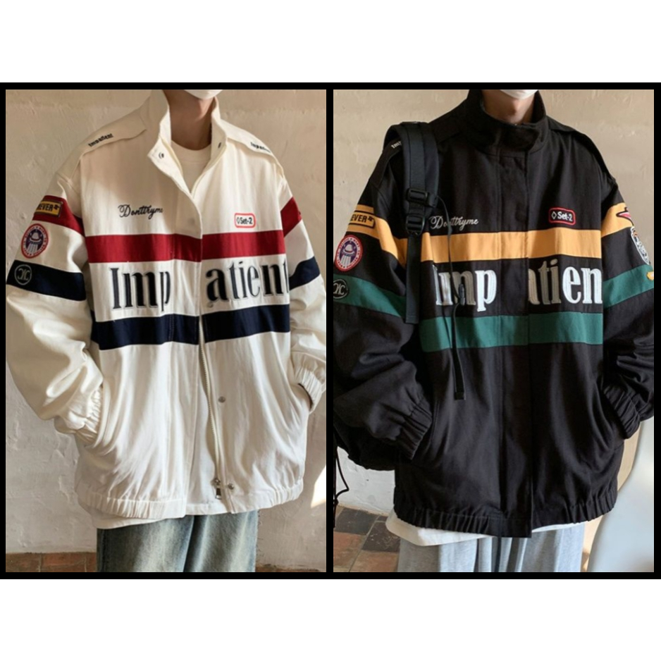 Áo khoác nam nữ Couple Bike Jacket Set 2026 Vintage Jacket Cao cấp Windproof Không thấm nước