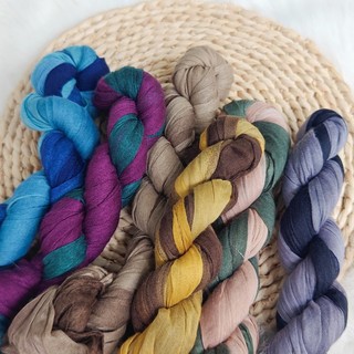 Khăn Choàng Cotton Lanh Màu Gradient Phong Cách Mới Dễ Phối Đồ
