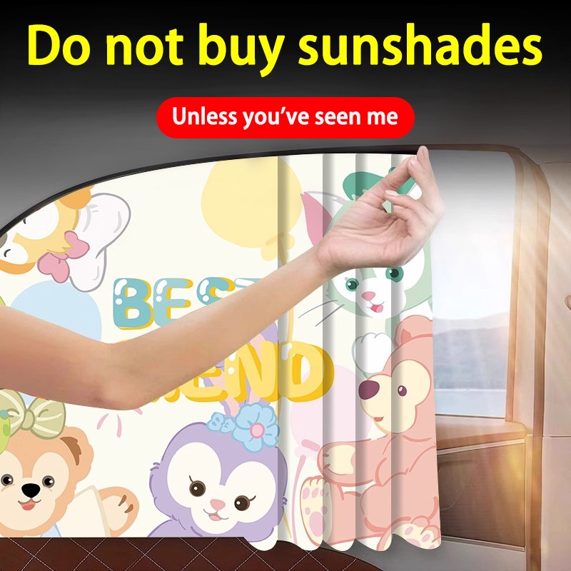 Rèm vải che nắng ô tô Mô hình hoạt hình