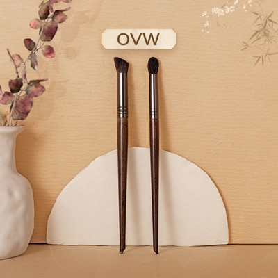OVW 2 Chiếc Highlight Diffuse Blender Cọ Trang Điểm Dụng Cụ Trang Điểm Làm Đẹp XQ1011