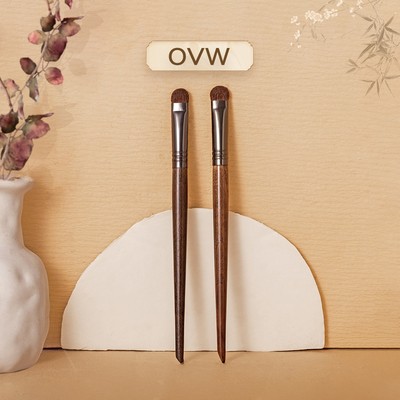 【OVW】2 Cọ đánh màu mắt chất liệu lông ngựa XQ15
