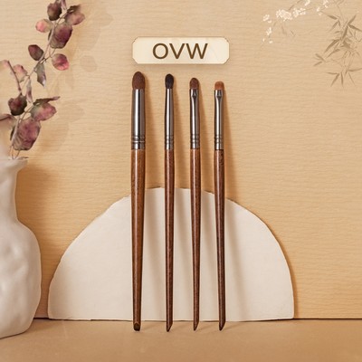 【OVW】Bộ 4 cọ trang điểm XQ14192023 hỗ trợ đánh bóng mắt