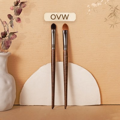 【OVW】Set 2 cọ trang điểm XQ1217 cỡ vừa sử dụng tiện lợi