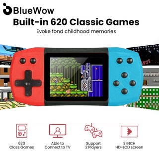 Máy chơi game Bluewow Retro F1 cầm tay chơi game cầm tay chế độ chơi kép 620 trò chơi màn hình hiển thị độ phân giải cao