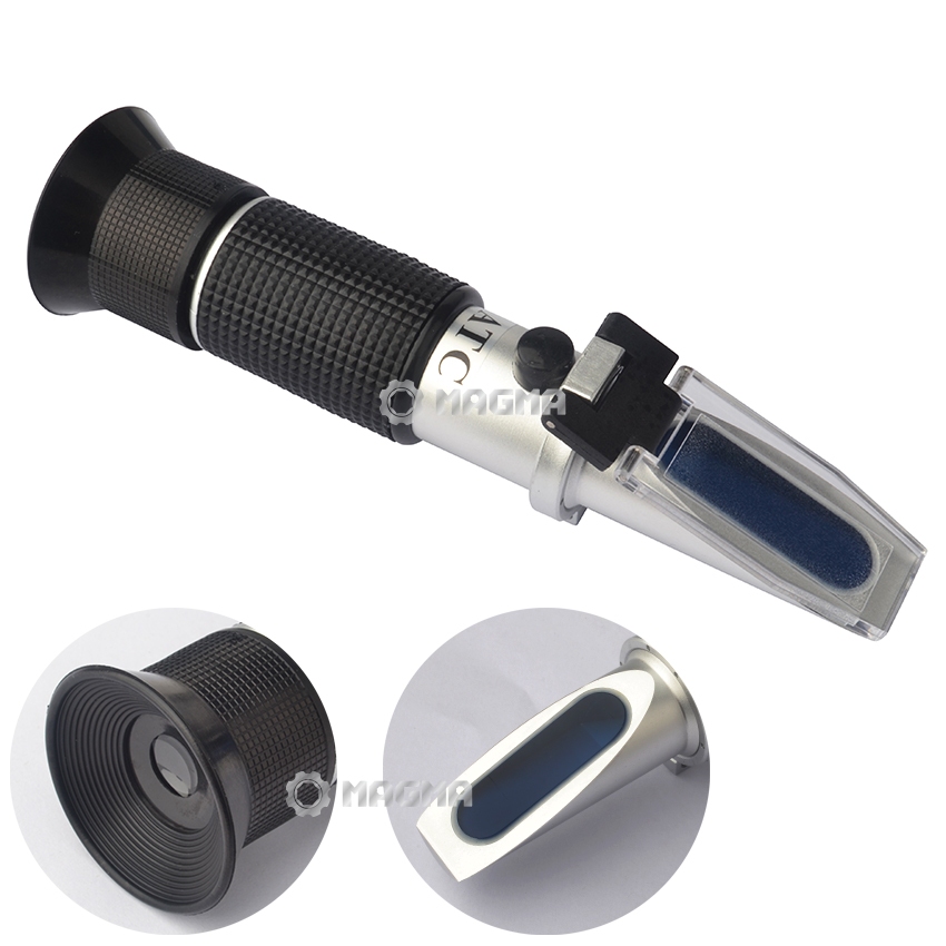 Khúc xạ kế để chống đông, rửa màn hình, chất lỏng pin và Adblue
