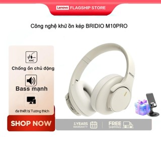 Tai Nghe Chụp Tai Bluetooth 5.4 Chống Ồn Chủ Động ANC Siêu Trầm Pin 25 Giờ Hỗ Trợ Cuộc Gọi Bridio M10 Pro Chính Hãng