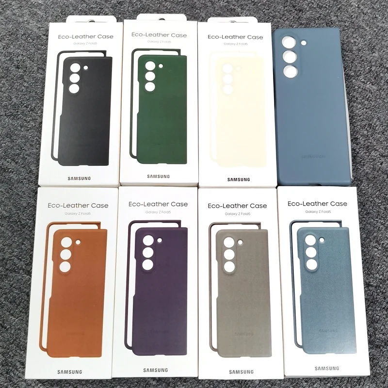 Ốp lưng da Samsung Galaxy Z Fold 5 Vỏ bảo vệ PU cao cấp chất lượng cao cho Galaxy Z Fold 5 4 Fold5 F